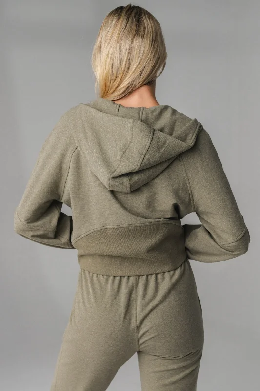 Vitality Studio Zip - Matcha Marl