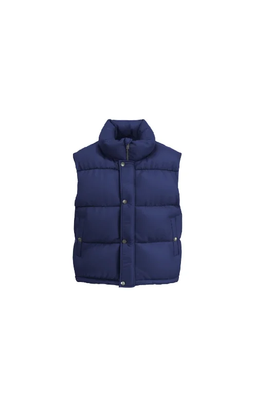 Vitality Puffer Vest - Sapphire