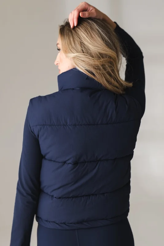 Vitality Puffer Vest - Sapphire