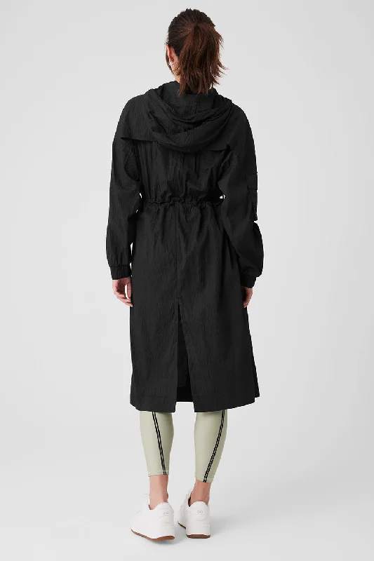 Summer Nights Lightweight Coat - Black