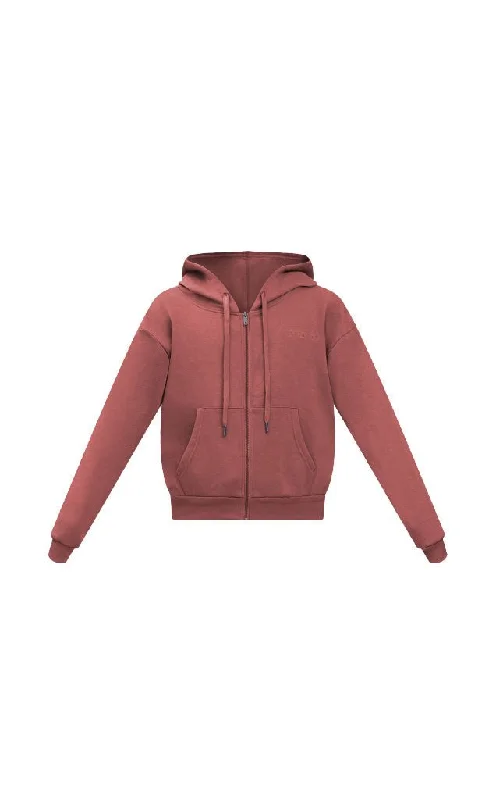 Vitality Women's Cozy Zip - Rosewood