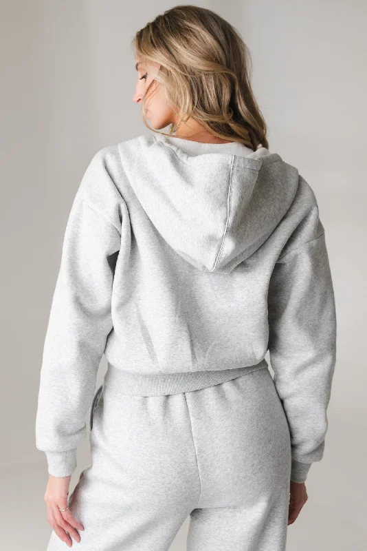 Vitality Women's Cozy Zip - Stone Marl