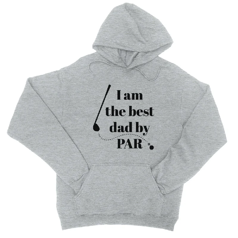 Best Dad By Par Golf Unisex Fleece Hoodie