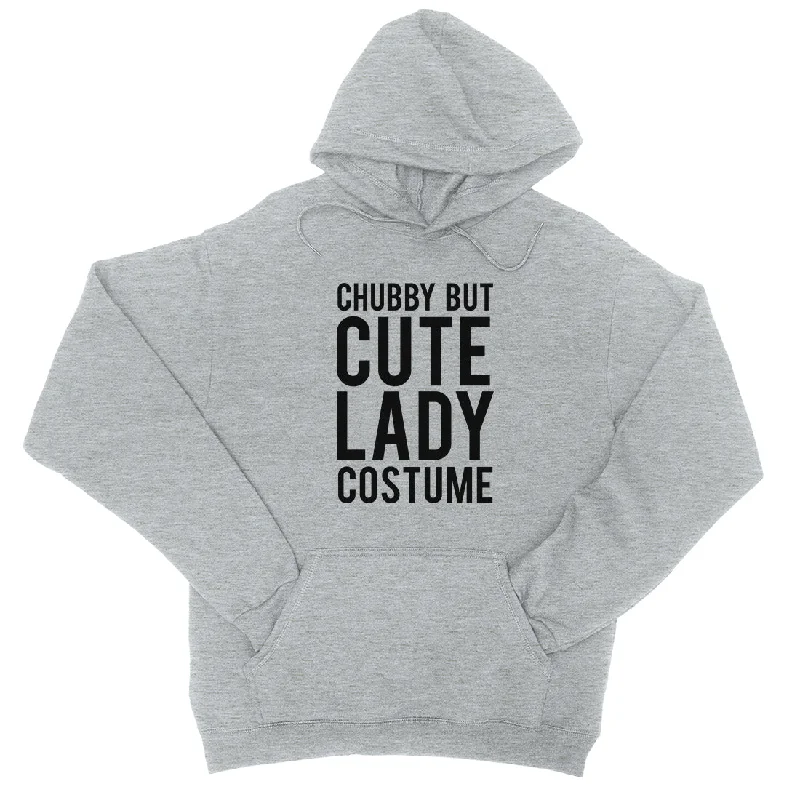 Chubby But Cute Lady Costume Unisex Pullover Hoodie