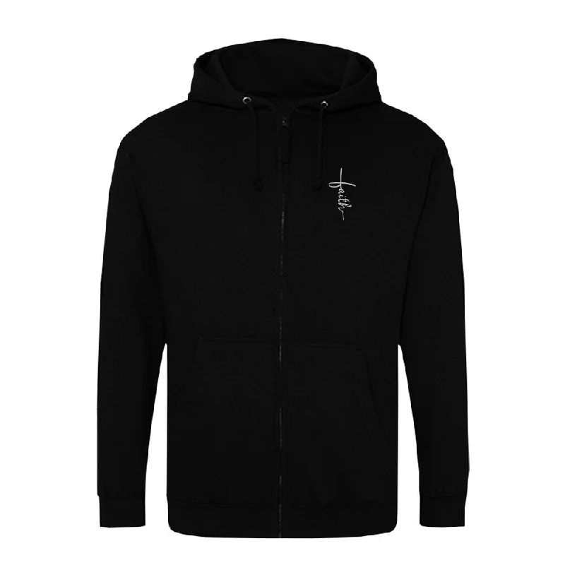 Faith Cross Zipper Hoodie