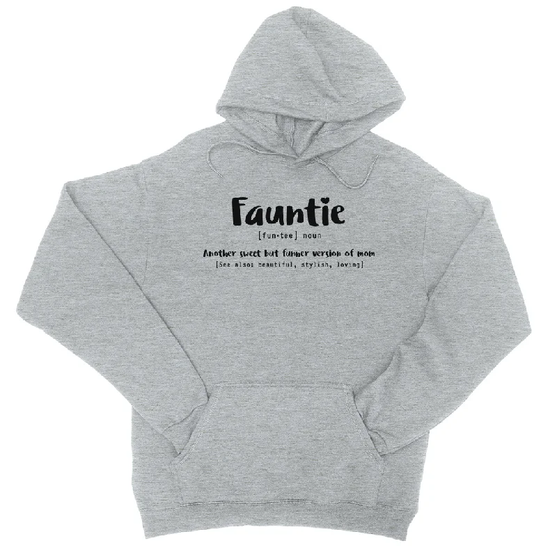 Fauntie Unisex Fleece Hoodie