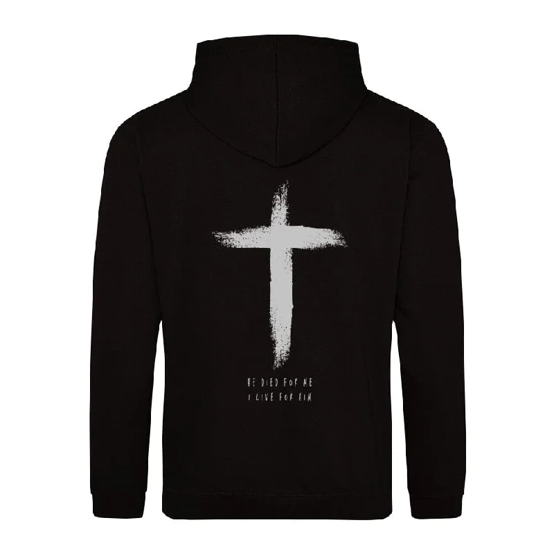 He Died Hoodie BackPrint