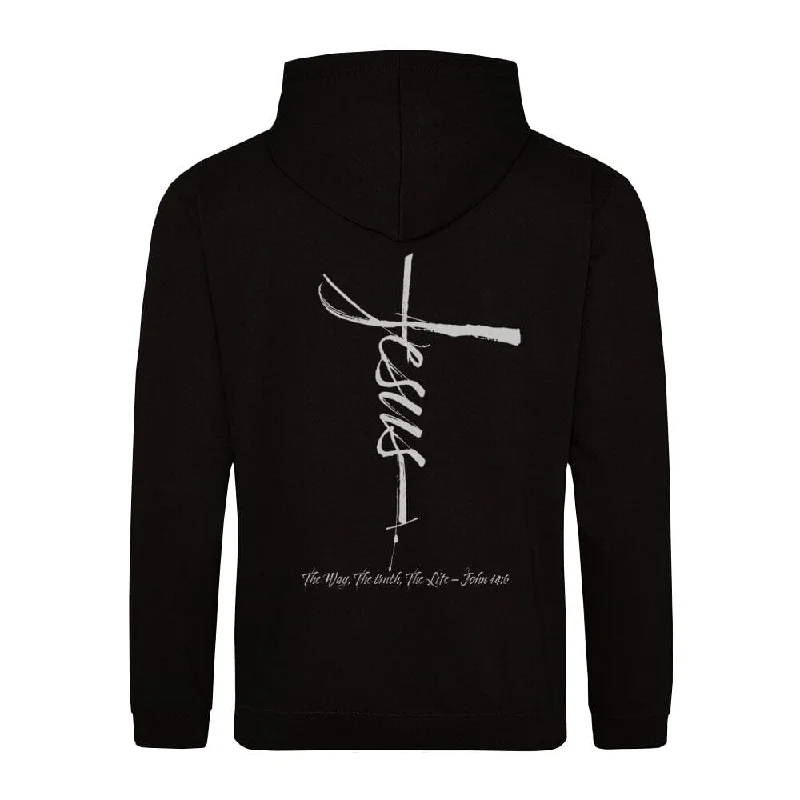 Jesus Cross Hoodie BackPrint