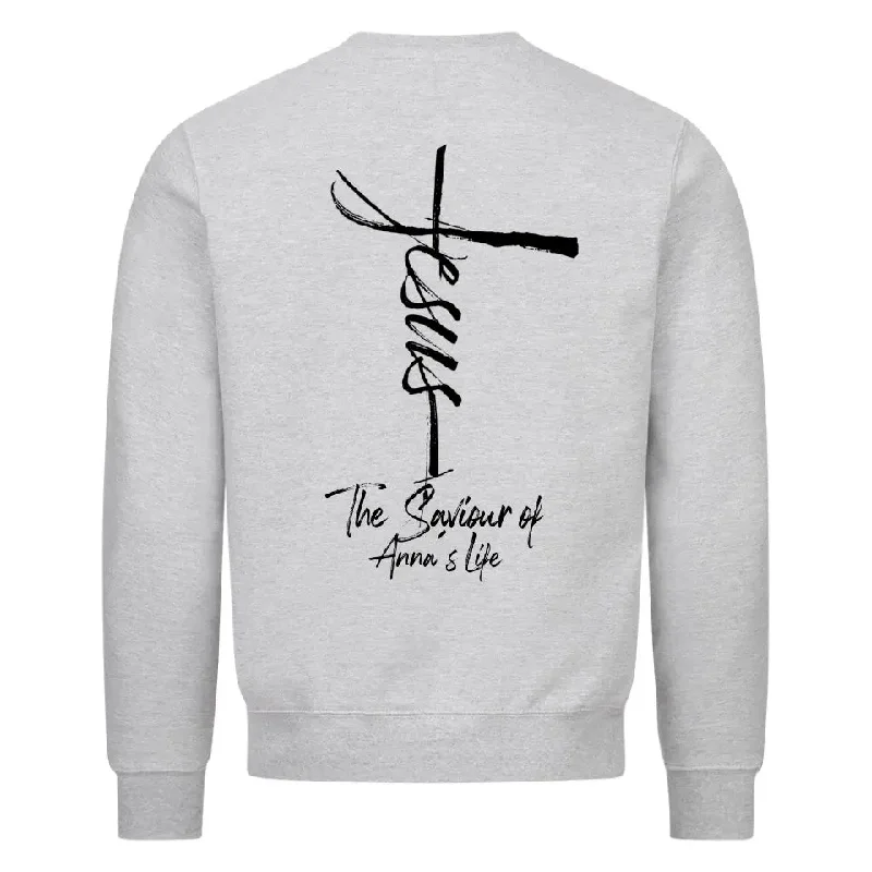 Sweatshirt BackPrint / Heather Grey / S