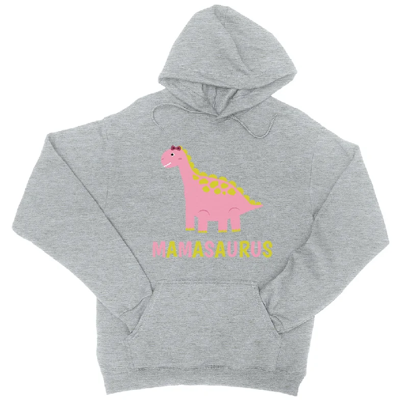 Mamasaurus Dino Mens/Unisex Pullover Hooded Sweatshirt