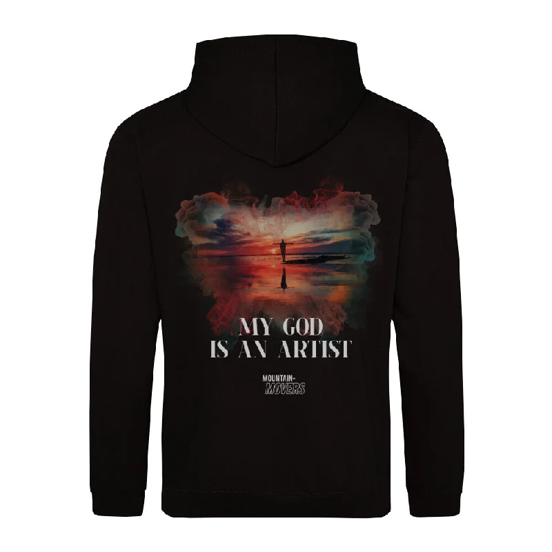 MY GOD IS AN ARTIST HOODIE BackPrint