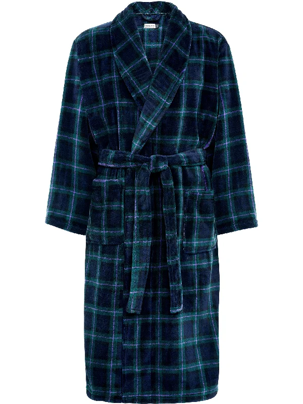 Blue and Green Tartan Plaid / Large