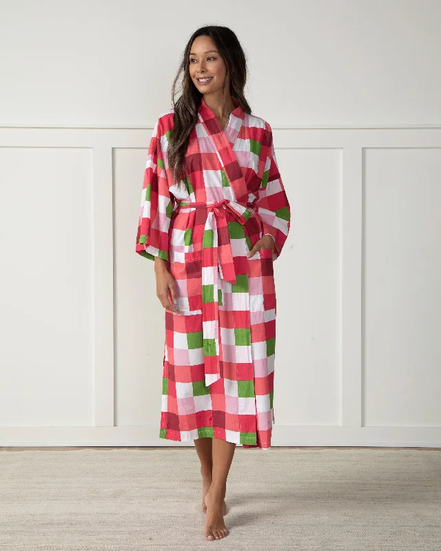 Buffalo Plaid - Robe - Mulled Wine