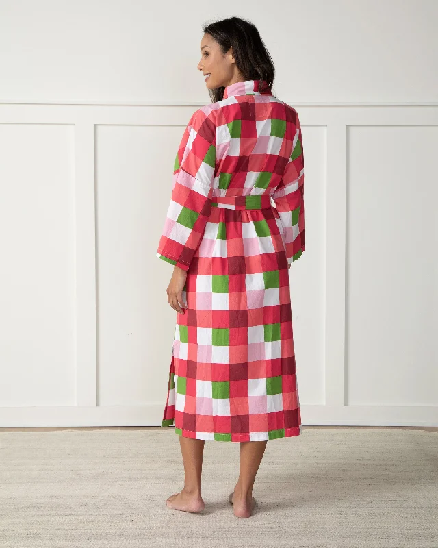 Buffalo Plaid - Robe - Mulled Wine