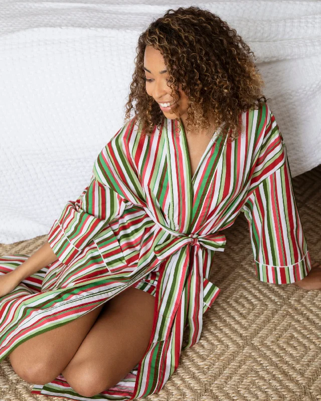 Candy Cane Stripe - All Gender Robe - Peppermint