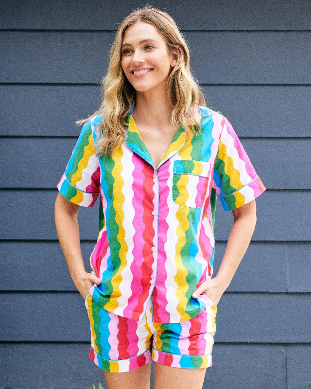 Daily Disco - Short PJ Set - Rainbow