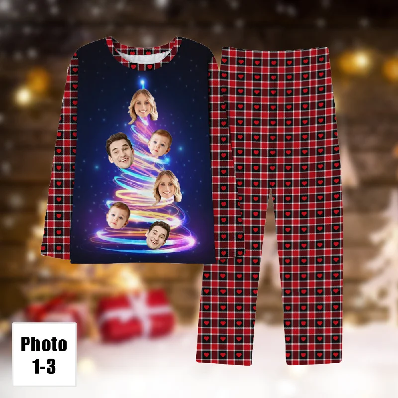 I'm A Christmas Tree Personalized Photo Pajamas Gifts For Family