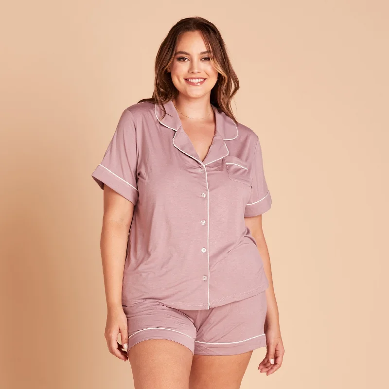 Jonny Pajama Set - Mauve