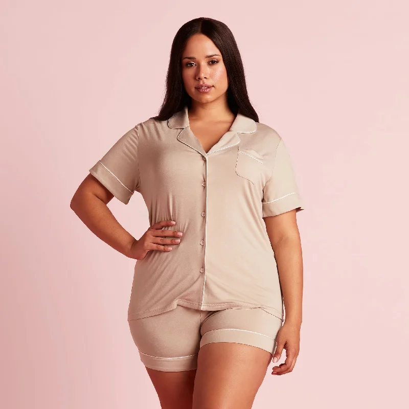 Jonny Pajama Set - Taupe