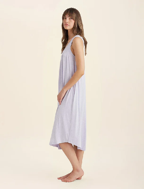 Kate Modal Soft Pleat Front Maxi Nightie