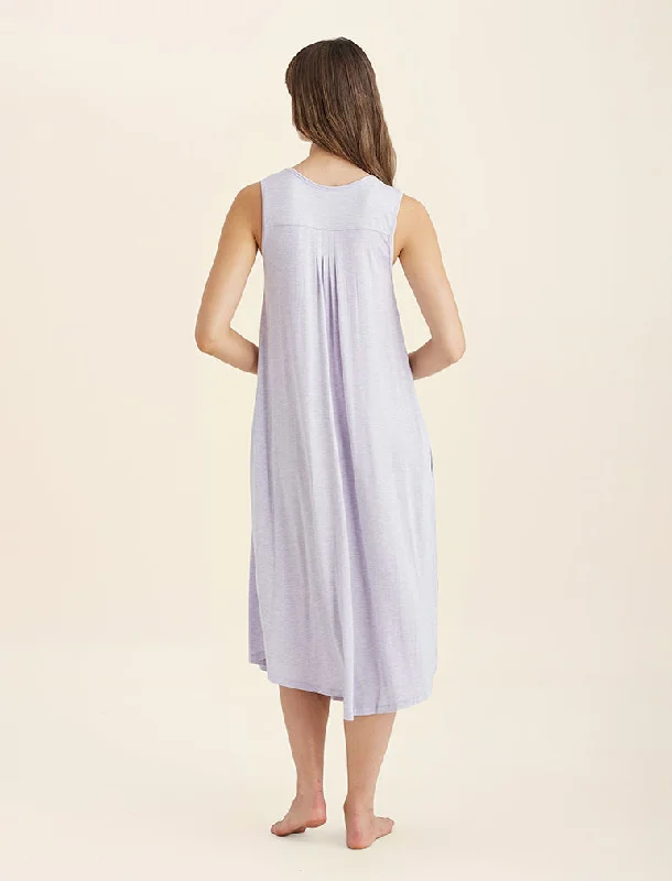 Kate Modal Soft Pleat Front Maxi Nightie