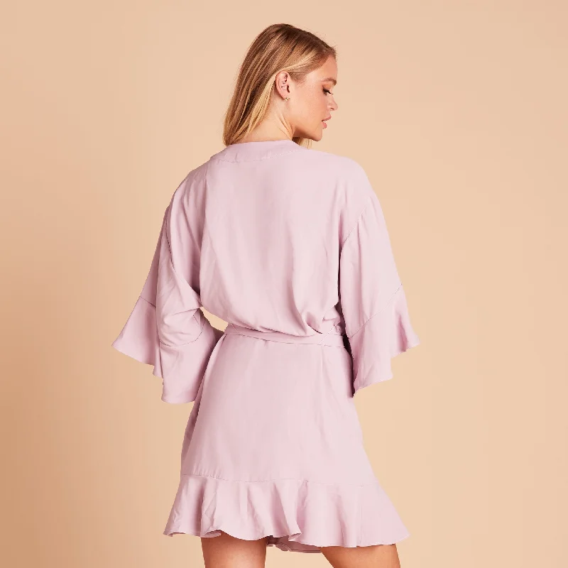 Kenny Ruffle Robe - Lavender