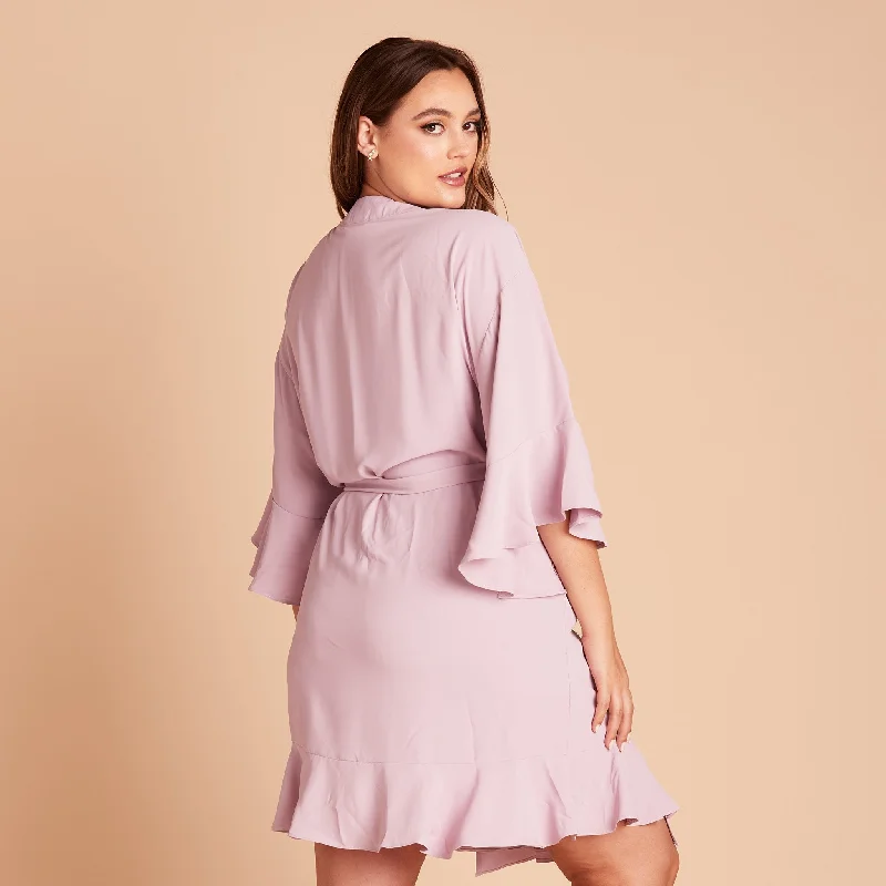 Kenny Ruffle Robe - Lavender