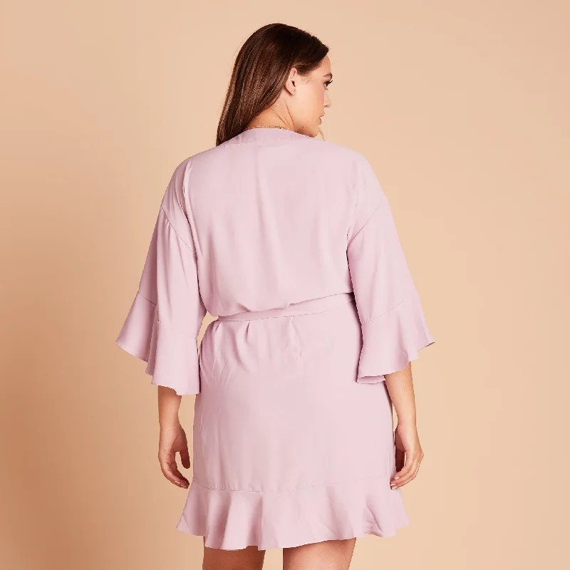 Kenny Ruffle Robe - Lavender