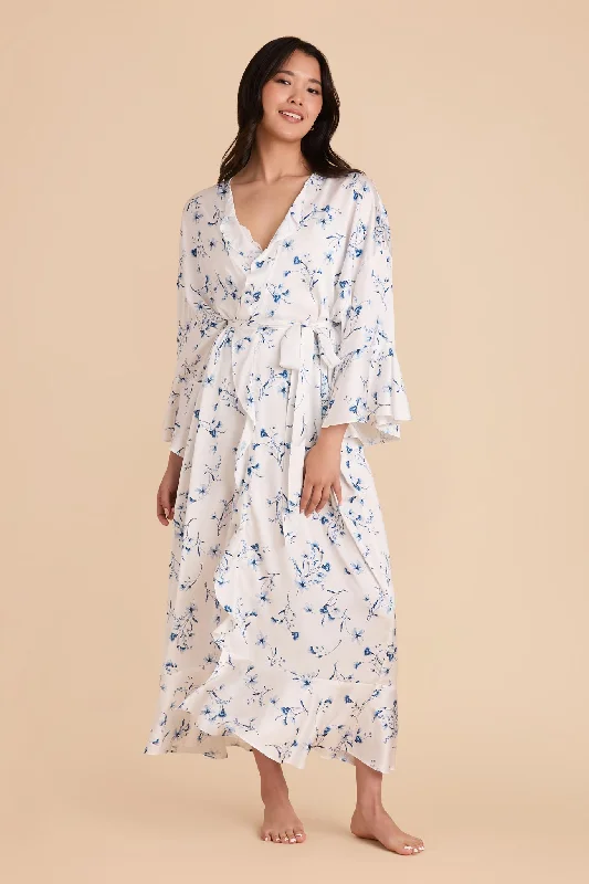 Minnie Ruffle Robe - Blue Le Fleur