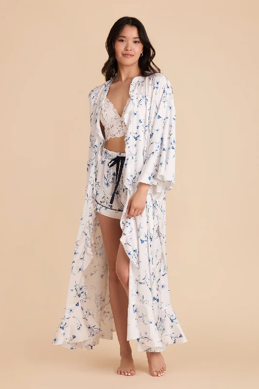 Minnie Ruffle Robe - Blue Le Fleur