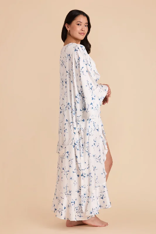 Minnie Ruffle Robe - Blue Le Fleur