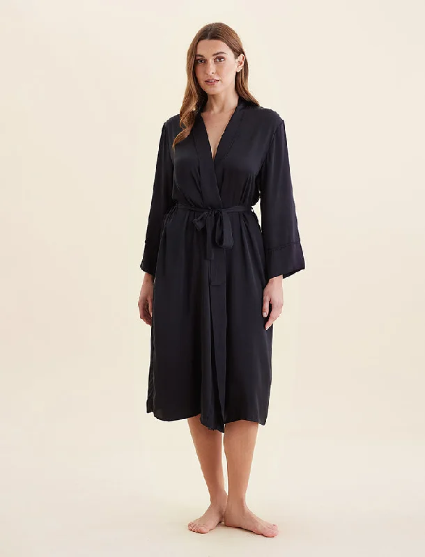 Audrey Mulberry Silk Long Robe