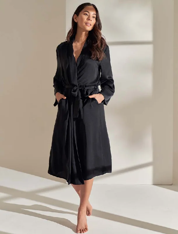 Audrey Mulberry Silk Long Robe