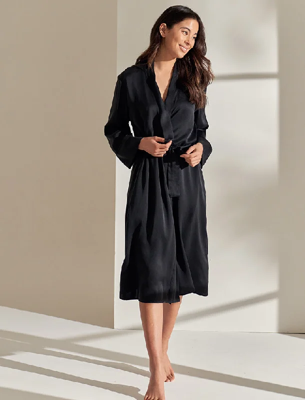 Audrey Mulberry Silk Long Robe