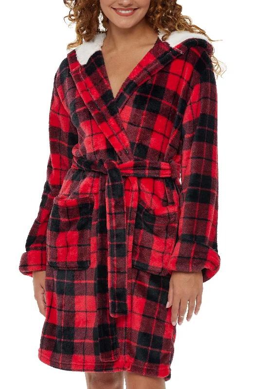 Red Black Plaid / Large